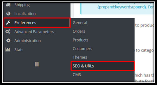 Prestashop Friendly URL-Modul