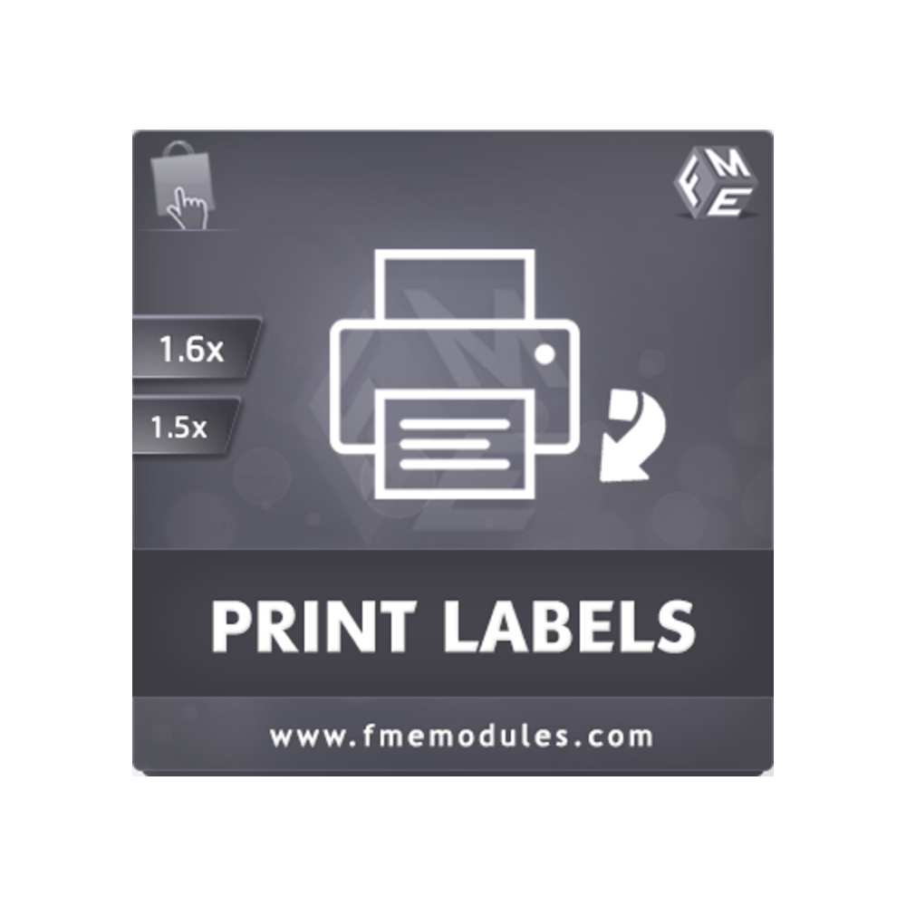 Product labels and Product Stickers Module