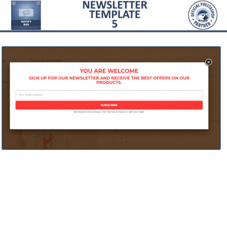 Prestashop pop up module