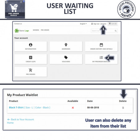 Prestashop PreOrder Module
