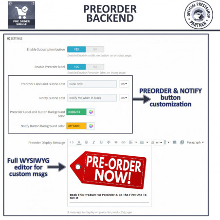 Preorder Module