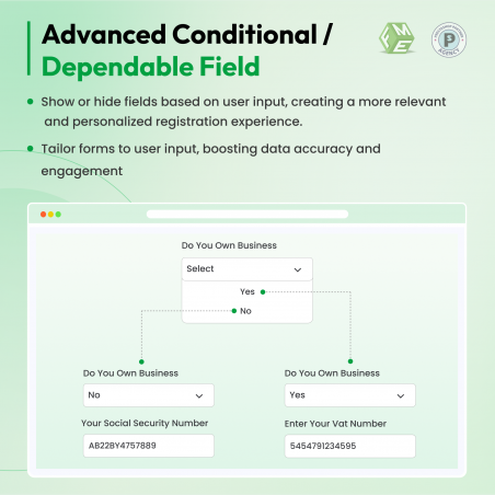 Prestashop Registration Form Dependable Fields