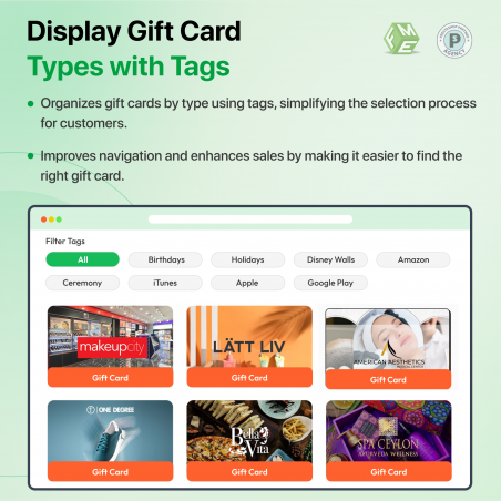 Prestashop Gift Card Module Gift Tags