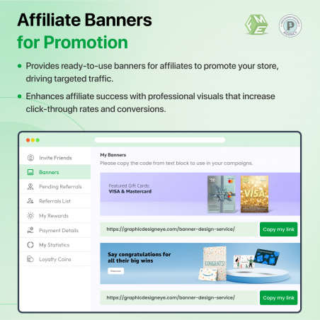 Prestashop Affiliate Banners