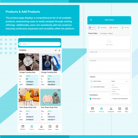 Prestashop Admin App Product Page