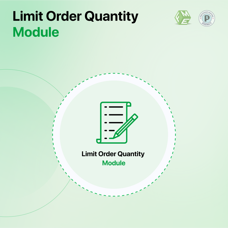 Prestashop Order Limit Quantity Module