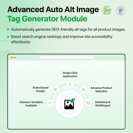 Automatic SEO Alt Tags PrestaShop Features Image