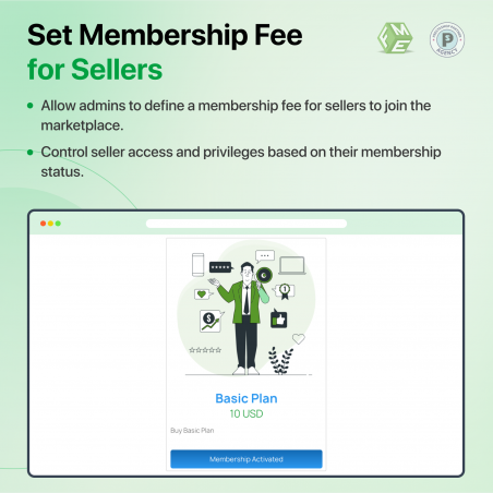 MemberShip Fee for Prestashop MultiVendor Marketplace