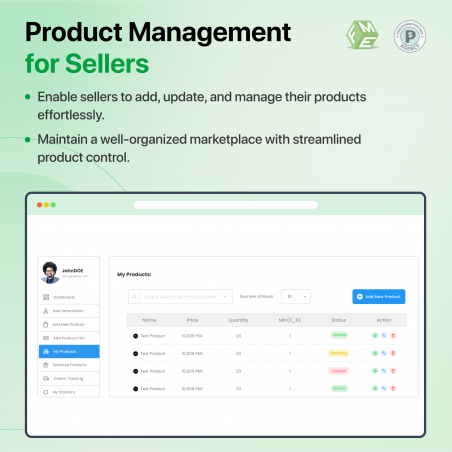 Product Management for Prestashop MultiVendor Marketplace