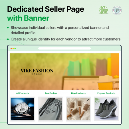 Prestashop MultiVendor Marketplace  Sellers Page