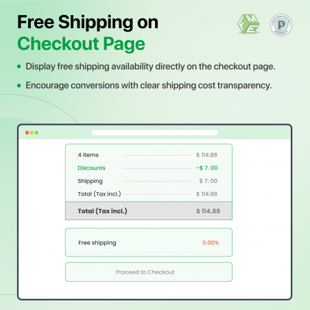 PrestaShop Free Shipping Based on Discount