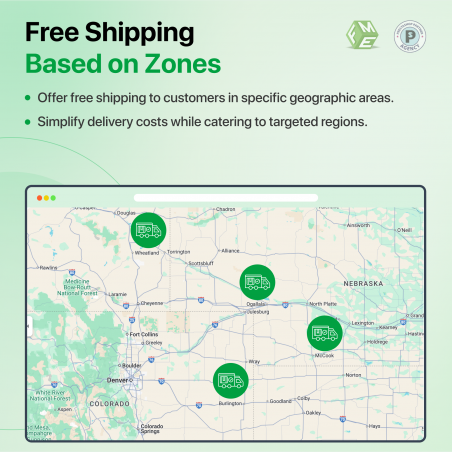 PrestaShop Free Shipping Based on Zones