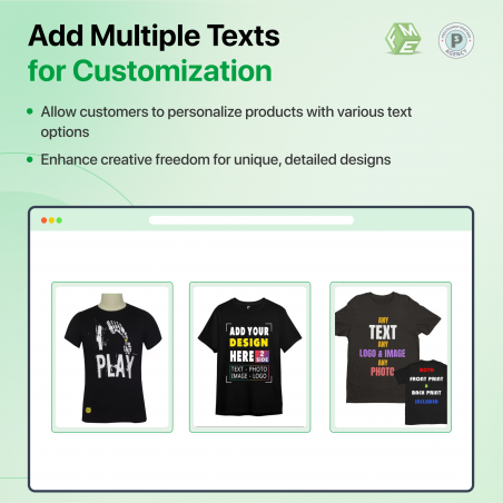 Multiple Text for Customization