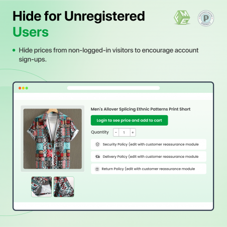 Prestashop Hide Price and Add to Cart Button For Unregistered Users