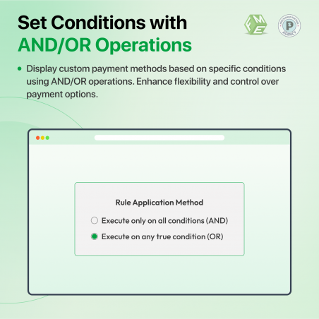 Advance AND / OR Operation For Payment Methods