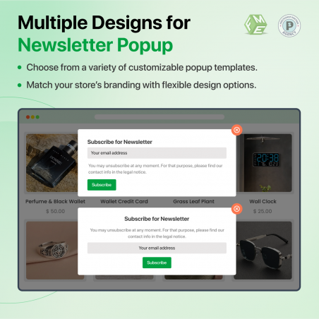 Prestashop Newsletter Popup