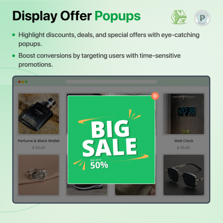 Prestashop Popup Pro Show Offers