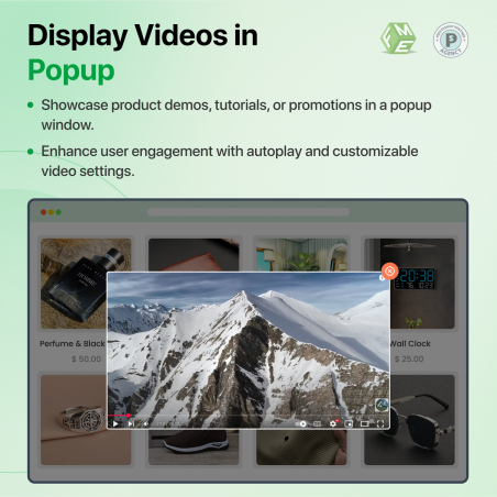 Show Videos in Popups