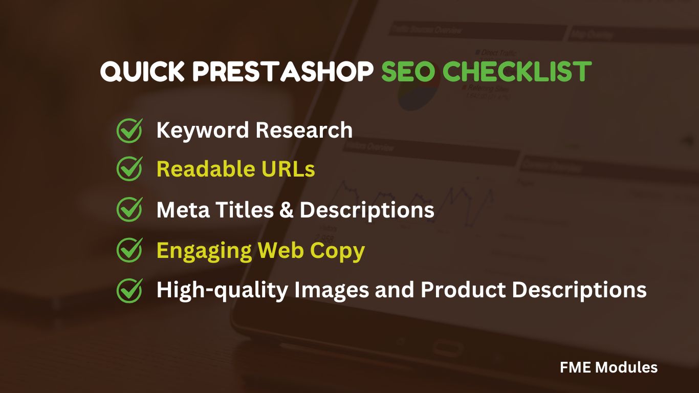 Quick Prestashop SEO Checklist